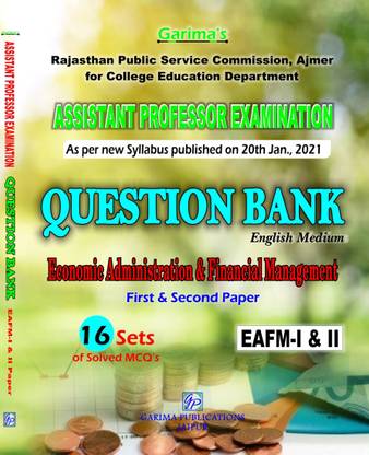 Assistant Professor Economic Adm. And Financial Management EAFM