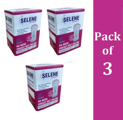 Selene Rash free Panty Liner 100% Organic Cotton and Biodegradable 54 Units Pantyliner
