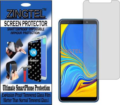 ZINGTEL Tempered Glass Guard for SAMSUNG GALAXY A7 (2018) (Flexible, Unbreakable)