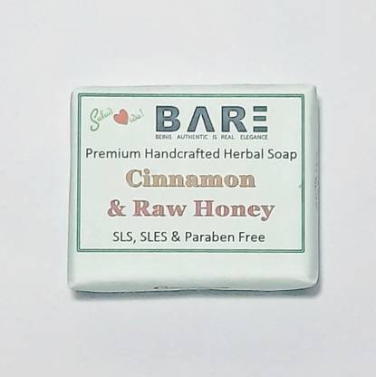 B.A.R.E. Cinnamon & Raw Honey Soap- Pack of 5