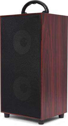 Alchiko AK-003 Wooden Sound Box High Bass Superior Sound Quality Powerful Multi-Function For Indoor & Outdoor Compatible with All Smartphones 10 W Bluetooth Laptop/Desktop Speaker