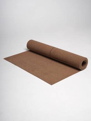 Cultsport Eco Friendly Cork Yoga and Workout Mat with Stance Marking 3 mm Yoga Mat
