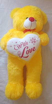 Pawani Teddy bear yellow Daddy ka Teddy  - 91 cm