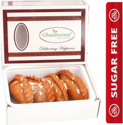 Ghasitaram Gifts Holi Sweets - Sugarfree Gujiya Box