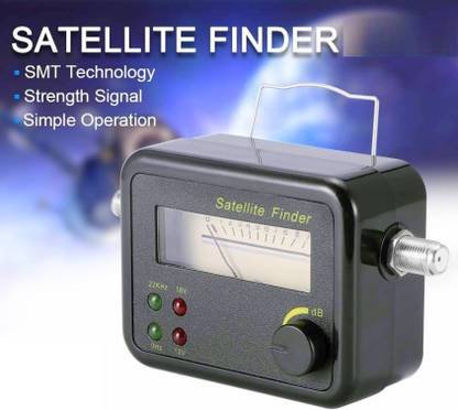 GoodsBazaar Satellite Finder Meter Signal Finder DB Meter for All Dish TVs Gain Measuring DB Meter Black Colour Mini LCD Display Satellite Signal Finder Meter Tester With Excellent Sensitivity Satellite TV Receiver for Free to Air/Dish Network/Direct TV/Satellite TV Solid JBN Yuri Powerox Skymaxx Satelite Finder Satellite dB Meter Analog Multimeter