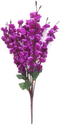 OM COLLECTIONS ORCHIDS ARTIFICIAL FLOWER Purple Orchids Artificial Flower