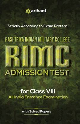 Rashtriya Indian Military College Rimc Admission Test for Class VIII