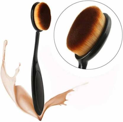 Plethora Oval Makeup Foundation Brush Black