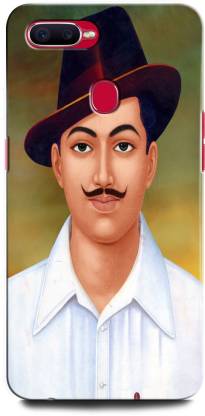 ORBIQE Back Cover for OPPO F9 CPH1881 BHAGAT SINGH, FREEDOM FIGHTER, INDIAN, NATIONAL, INQLAB JINDABAD
