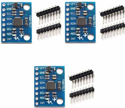 Grahikum GY-521 MPU-6050 MPU6050 3 Axis Accelerometer Gyroscope Module 6 DOF 6-axis Accelerometer Gyroscope Sensor Module(Pack of 3) Micro Controller Board Electronic Hobby Kit