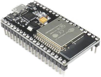 SS ROBOTICS ESP-WROOM-32 ESP32 ESP-32S Development Board 2.4GHz Dual-Mode WiFi + Bluetooth Dual Cores Microcontroller Processor Integrated with Antenna RF AMP Filter AP STA for Arduino IDE Micro Micro Controller Board Electronic Hobby Kit