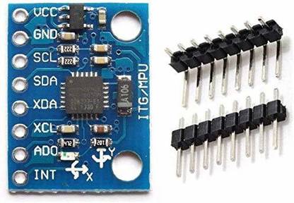Robotronics GY-521 MPU-6050 MPU6050 3 Axis Accelerometer Gyroscope Module 6 DOF 6-axis Accelerometer Gyroscope Sensor Module Electronic Components Electronic Hobby Kit