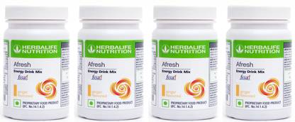 HERBALIFE COMBO OF AFRESH GINGER OF 4 Energy Drink