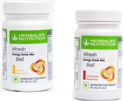 Herbalife Nutrition Afresh Energy and Nutrition Drink Lemon + Cinnamon Energy Drink