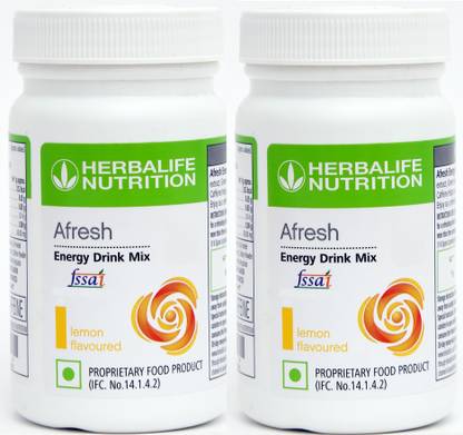 Herbalife Nutrition Afresh Energy and Nutrition Drink Lemon (50g*2) Energy Drink