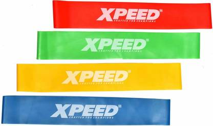 XpeeD Mini Loop Resistance Bands Set of 4 Resistance Bands for Women & Men Resistance Band
