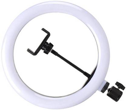 Maxim Multi color Red Green Blue (RGB) and Normal Light Selfie Ring 360° Rotatable Photography Dimmable Studio Lighting 10 Inch Ring without Tripod & Remote Control, for Live Streaming Ring Flash