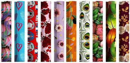 VS Papers Wrapping Paper 25x18 each Design Multi Design Paper Gift Wrapper Multi Design Paper Gift Wrapper