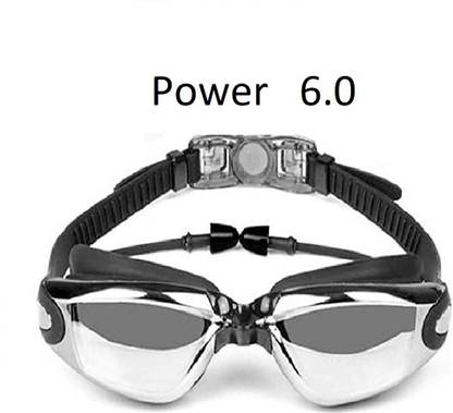 AREO Google-299-Power-6.0 Adults, Mens, Womens, Kids Myopia Swimming Goggles Swimming Goggles