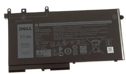 DELL Latitude 5580 / 5480 / 5280 3-Cell 51Wh Laptop Battery - 93FTF 3 Cell Laptop Battery