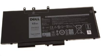 DELL Latitude 5480 / 5580 / 5280 4-Cell 68Wh Laptop Battery - GJKNX 4 Cell Laptop Battery