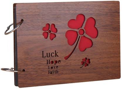 Creative Jewelers Natural Wood Elegance Handcrafted Wooden Photo Album for Cherished Memories 118 Album