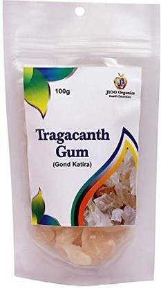 Jioo Organics Tragacanth Gum,Gond Katira, Gound Kathila_Pack Of 100 gJigarthanda Dried Gum