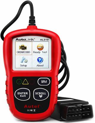 Gadget Hero's Autel OBD2 Scanner AL319 Code Reader with Enhanced Full OBD2 Function, Check Engine code reader CAN Scan Tool, One-Click I/M Readiness Car Diagnostic Tool With Lifetime Free Update OBD Reader