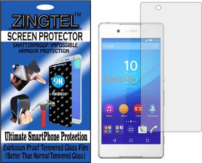ZINGTEL Tempered Glass Guard for SONY XPERIA Z3 PLUS DUAL (Flexible, Unbreakable)