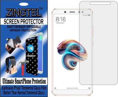 ZINGTEL Tempered Glass Guard for XIAOMI NOTE 5 PRO (Flexible, Unbreakable)