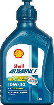 Shell Advance AX7 Matic 10W-30 Synthetic Blend Engine Oil