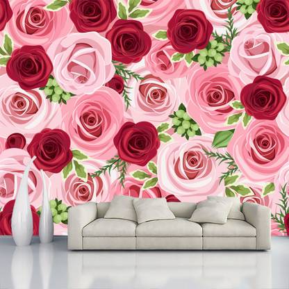 Decorative Production Floral & Botanical Multicolor Wallpaper