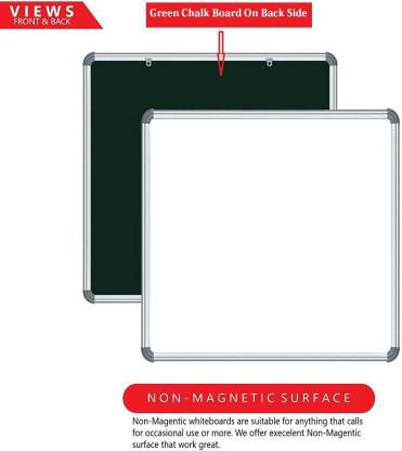 SRIRATNA Non Magnetic Glossy 2x2 feet Whiteboards