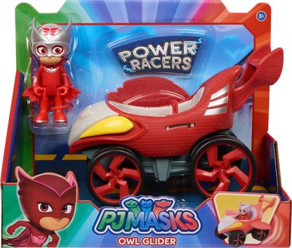 Just Play PJ Masks Power Racer - Owlette & Owl-Glider for Boys 3+ and above