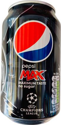 Pepsi MAX No Sugar Soft Drink Imported 330 ml Can