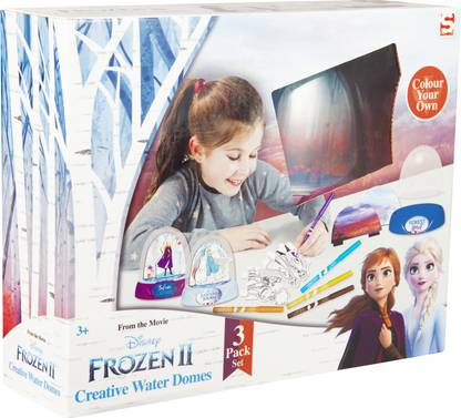 Frozen 2 Set of 3 Creative Water Domes