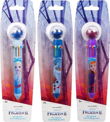 Frozen 2 Confetti 10 Colour Pen