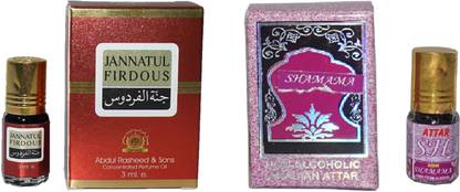 Florida New Combo Of Attar [43-Jannatul Firdous+19-Shamama] [3 ml] Floral Attar