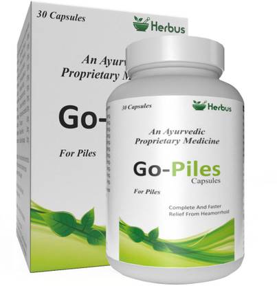 Ultra Healthcare Go-Piles | Ayurvedic Pills For Fissures and Piles | Improve Digestion | Relief from Constipation