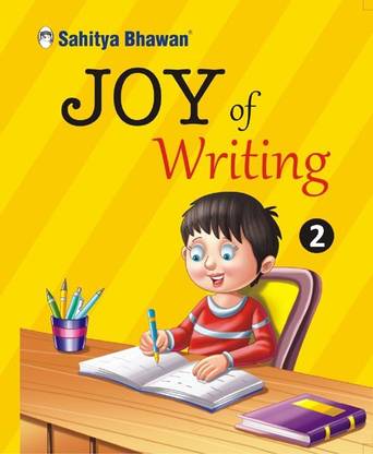 Sahitya Bhawan An Exclusive JOY OF WRITING English Handwriting Practice book for class 2 based on Marion Richardson Script. | Beautifully Illustrated