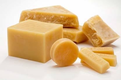 Bhoomi Herbals Unrefined Raw Beeswax Block 100% Pure Natural -Yellow for Candle Making Lip Balm DIY Skincare Cosmetic soap Making (1kg