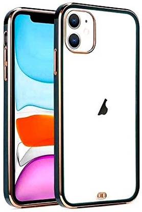 ELEF Back Cover for Apple iPhone 8 Ultra Slim Luxurious Electroplated Square Edges Soft Shining Chrome Case