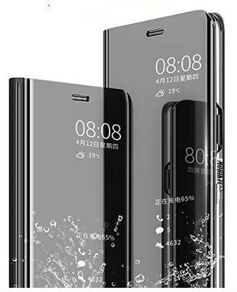 Dallao Flip Cover for Oneplus Nord Mirror Flip Stand Case Clear View Window Smart Hold Case Cover