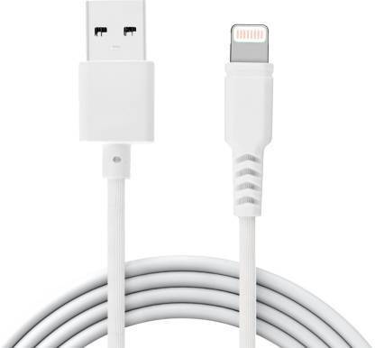 RD Lightning Cable 1 m 1 meter fast charging and data sync 1 m (Compatible with Apple iphones,Ipods,Ipads, Iphone 7,7+,8,8+,X,Xr,11, White)