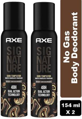 AXE Signature Dark Temptation No Gas Body Deodorant For Men Body Spray  -  For Men