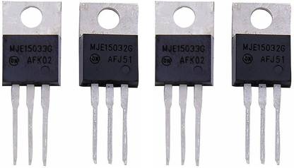 RENMAX MJE 15032 + MJE 15033 Transistor Complementary 2 Pair NPN & PNP TO220 Package(2 Pair) Electronic Components Electronic Hobby Kit