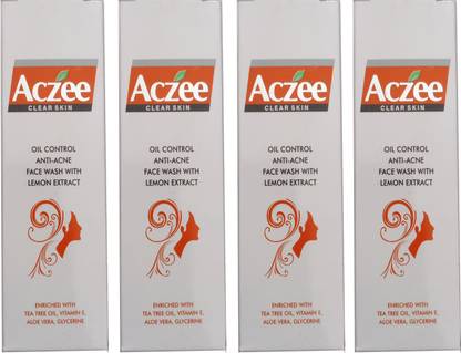 aczee Clear Skin Oil Control Anti-Acne  With Lemon Extract ( Pack Of 4*60ML) Face Wash