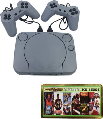 NOWAIT Playing Video Game Classic Super 8 Bit Game Console cl1334 Inbuilt Game And Extra Casseett 15 in 1 Cassett NA GB with Contra
