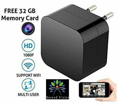 Caviar 4K Spy Charger Camera WiFi Day Vision 1920P x 1080P HD Hidden USB Wall Charger WiFi Spy Camera Spy Camera