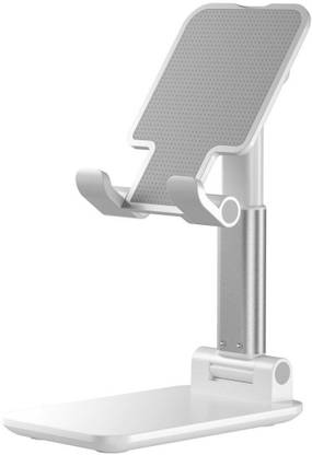 Alchiko Cell Phone Stand, Height Adjustable Mobile Phone Stand for Desk, Fully Foldable Phone Holder, Tablet Stand, Case Friendly Compatible with All Mobile Phone Mobile Holder